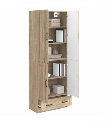 vidaXL Cabinet Set 2 pcs Sonoma Oak Engineered Wood — V0672185417