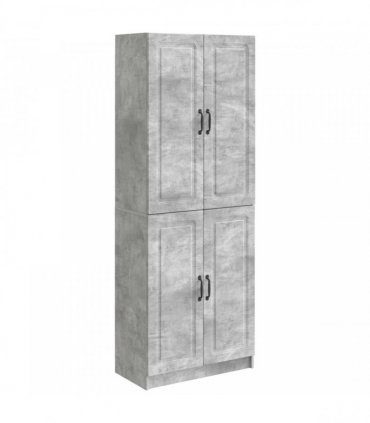vidaXL Cabinet Set 2 pcs Concrete Grey Engineered Wood — V0672185424