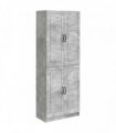 vidaXL Cabinet Set 2 pcs Concrete Grey Engineered Wood — V0672185424