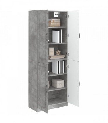 vidaXL Cabinet Set 2 pcs Concrete Grey Engineered Wood — V0672185424