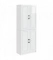 vidaXL Cabinet Set 2 pcs High Gloss White Engineered Wood — V0672185425