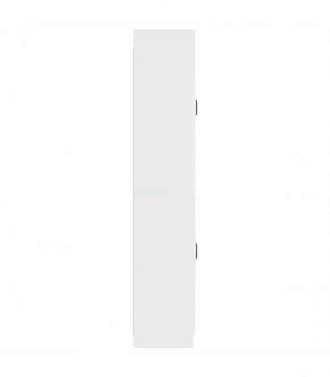 vidaXL Cabinet Set 2 pcs High Gloss White Engineered Wood — V0672185425