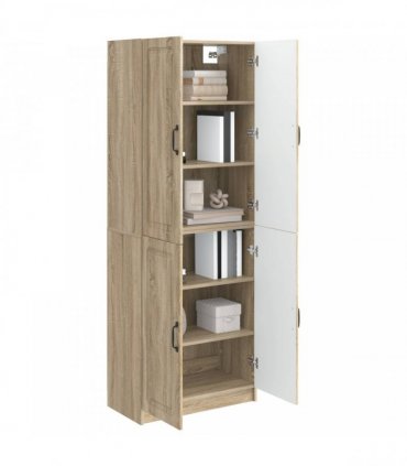 vidaXL Cabinet Set 2 pcs Sonoma Oak Engineered Wood — V0672185429