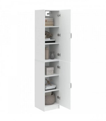 vidaXL Cabinet Set 2 pcs High Gloss White Engineered Wood — V0672185431