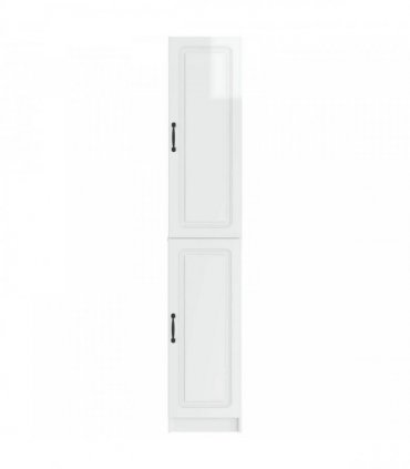 vidaXL Cabinet Set 2 pcs High Gloss White Engineered Wood — V0672185431
