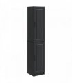 vidaXL Cabinet Set 2 pcs Black Engineered Wood — V0672185434