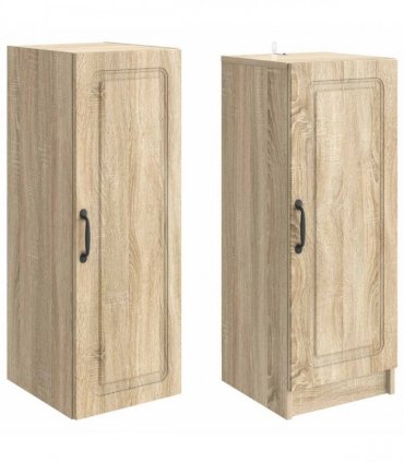 vidaXL Cabinet Set 2 pcs Sonoma Oak Engineered Wood — V0672185436