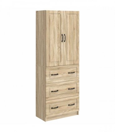 vidaXL Cabinet Set 2 pcs Sonoma Oak 66 x 34.5 x 87 cm Engineered Wood — V0672185445