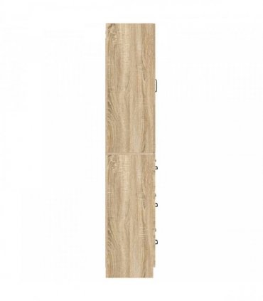 vidaXL Cabinet Set 2 pcs Sonoma Oak 66 x 34.5 x 87 cm Engineered Wood — V0672185445