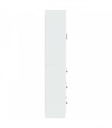 vidaXL Cabinet Set 2 pcs High Gloss White 66 x 34.5 x 87 cm