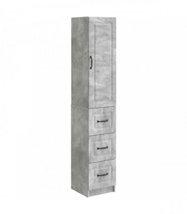vidaXL Cabinet Set 2 pcs Concrete Grey 33 x 34.5 x 87 cm — V0672185450