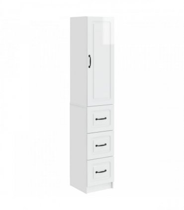 vidaXL Cabinet Set 2 pcs High Gloss White 33 x 34.5 x 87 cm — V0672185451