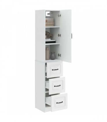 vidaXL Cabinet Set 2 pcs High Gloss White 33 x 34.5 x 87 cm — V0672185451