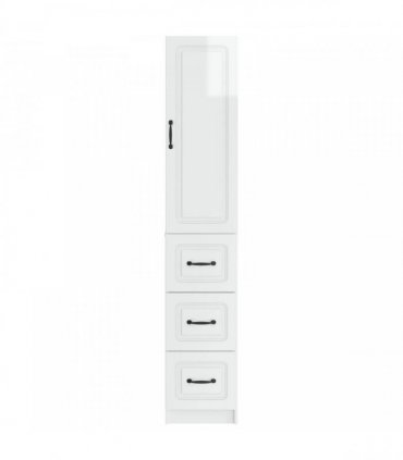 vidaXL Cabinet Set 2 pcs High Gloss White 33 x 34.5 x 87 cm — V0672185451