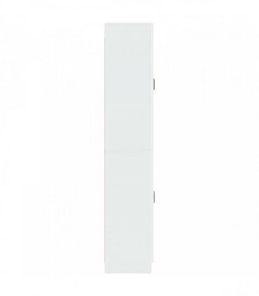 vidaXL Cabinet Set 2 pcs High Gloss White Engineered Wood — V0672185457