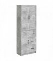 vidaXL Cabinet Set 2 pcs Concrete Grey Engineered Wood — V0672185460