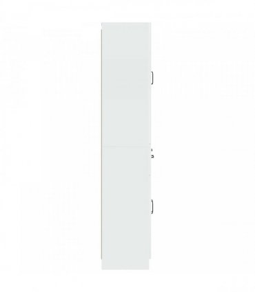 vidaXL Cabinet Set 2 pcs High Gloss White Engineered Wood — V0672185462