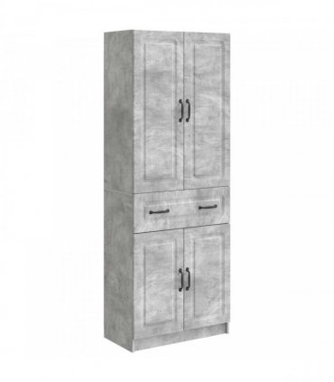 vidaXL Cabinet Set 2 pcs Concrete Grey Engineered Wood — V0672185464