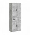 vidaXL Cabinet Set 2 pcs Concrete Grey Engineered Wood — V0672185464