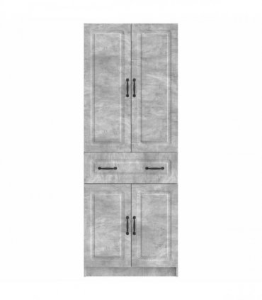 vidaXL Cabinet Set 2 pcs Concrete Grey Engineered Wood — V0672185464