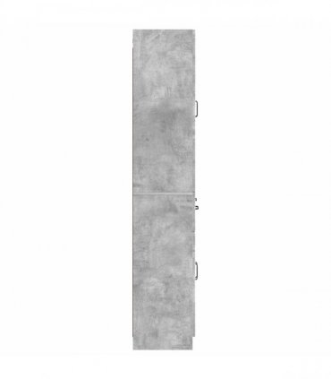 vidaXL Cabinet Set 2 pcs Concrete Grey Engineered Wood — V0672185464