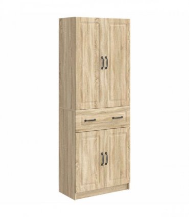 vidaXL Cabinet Set 2 pcs Sonoma Oak Engineered Wood — V0672185466