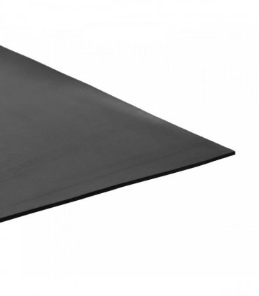 vidaXL Floor Mat Black 1.2 x 2 m Rubber — Size: 1.2 x 2 m/2 mm