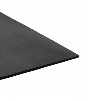 vidaXL Floor Mat Black 1.2 x 5 m Rubber — Size: 1.2 x 5 m/3 mm