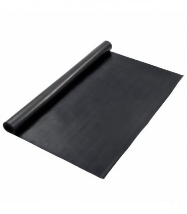 vidaXL Floor Mat Black 1.2 x 2 m Rubber — Size: 1.2 x 2 m/1 mm