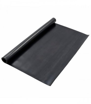 vidaXL Floor Mat Black 1.2 x 2 m Rubber — Size: 1.2 x 2 m/3 mm