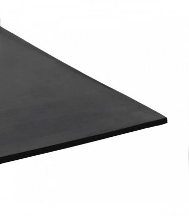 vidaXL Floor Mat Black 1.2 x 2 m Rubber — Size: 1.2 x 2 m/4 mm