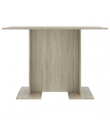 vidaXL Dining Table Sonoma Oak 110x60x75 cm Engineered Wood