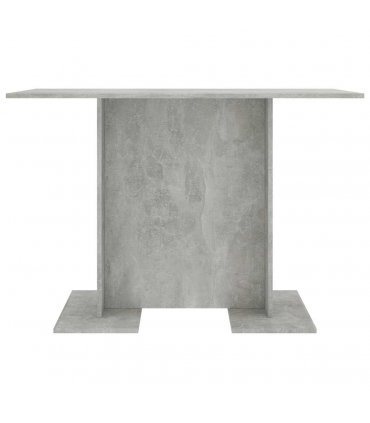 vidaXL Dining Table Concrete Grey 110x60x75 cm Engineered Wood