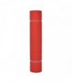 vidaXL Carpet Plain Red 1 x 24 m Fabric