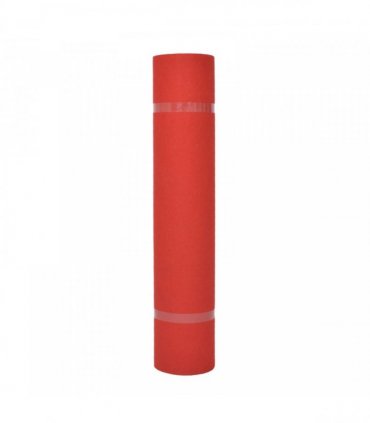 vidaXL Carpet Plain Red 1 x 12 m Fabric