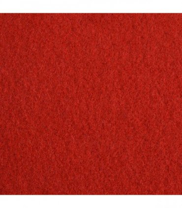 vidaXL Carpet Plain Red 1 x 12 m Fabric