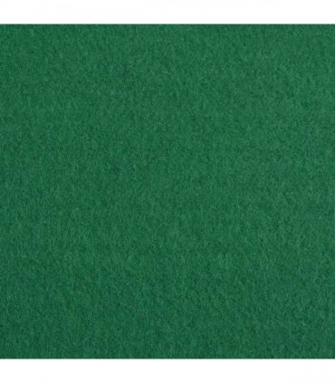 vidaXL Carpet Plain Green 1 x 24 m Fabric