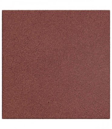 vidaXL Fall Protection Tiles 6 pcs Red 50 x 50 cm Rubber
