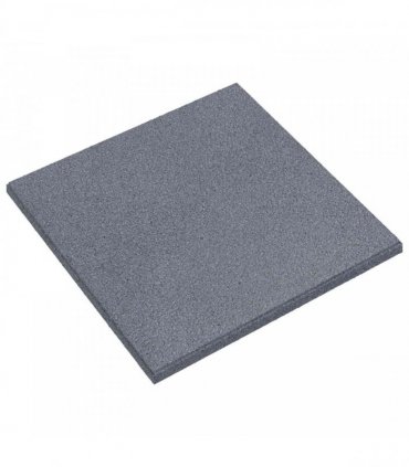 vidaXL Fall Protection Tiles 6 pcs Grey 50 x 50 cm Rubber