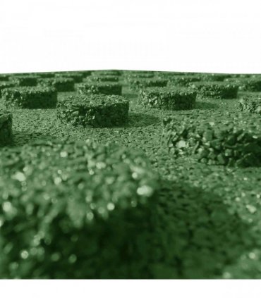 vidaXL Fall Protection Tiles 6 pcs Green 50 x 50 cm Rubber