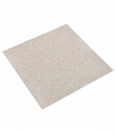 vidaXL Carpet 20 pcs Light Beige 50 x 50 cm 100% Polypropylene