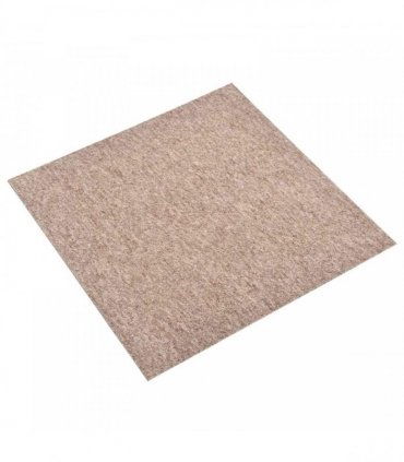 vidaXL Carpet 20 pcs Beige 50 x 50 cm 100% Polypropylene
