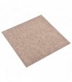 vidaXL Carpet 20 pcs Beige 50 x 50 cm 100% Polypropylene