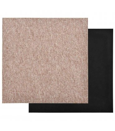 vidaXL Carpet 20 pcs Beige 50 x 50 cm 100% Polypropylene