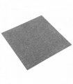 vidaXL Carpet 20 pcs Grey 50 x 50 cm 100% Polypropylene