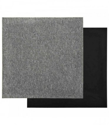 vidaXL Carpet 20 pcs Grey 50 x 50 cm 100% Polypropylene