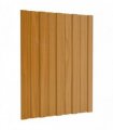 vidaXL Roof Panel 12 pcs Natural 60 x 45 cm Galvanised steel — Colour: Light wood