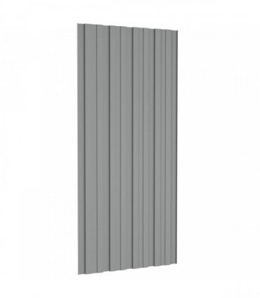 vidaXL Roof Panel 36 pcs Grey 100 x 45 cm Galvanised steel