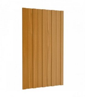 vidaXL Roof Panel 36 pcs Natural 80 x 45 cm Galvanised steel — Colour: Light wood