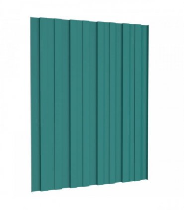 vidaXL Roof Panel 12 pcs Green 60 x 45 cm Galvanised steel